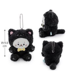 Mother garden しろたん 猫キーホルダー 《黒ねこ》 単品