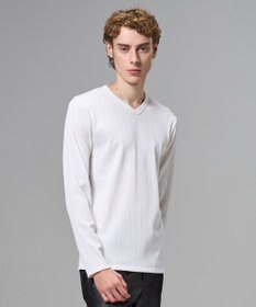 JOSEPH HOMME テックリブジャージー　Vネックカットソー