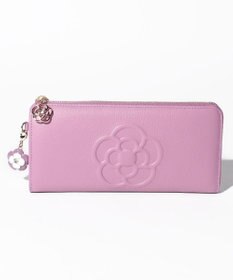 CLATHAS ワッフル　Lファスナー長財布