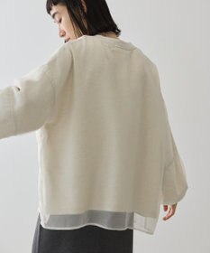 AMERICAN HOLIC オーガンジーレイヤードスウェット