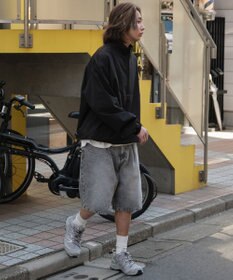 WEGO イージーバギーデニムショーツ