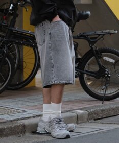 WEGO イージーバギーデニムショーツ