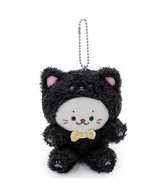 Mother garden しろたん 猫キーホルダー 《黒ねこ》 単品