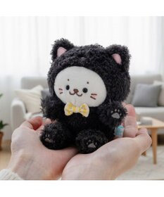 Mother garden しろたん 猫キーホルダー 《黒ねこ》 単品