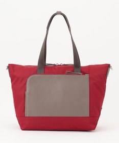 Y'SACCS ナイロン×リサイクルレザー　コンビマルチトート