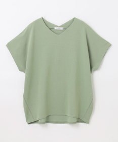 ANY L Vネックフレンチスリーブ プルオーバー