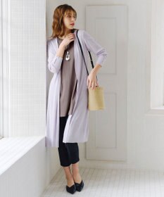 Tiaclasse 【洗える】フレンチスリーブニットチュニック