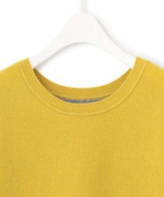 ICB 【CLASSY.1月号掲載・前後着用可能】ピュアカシミヤ バイカラーニット