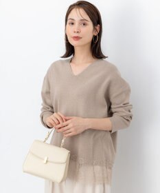 組曲 S レースモチーフニットプルオーバー