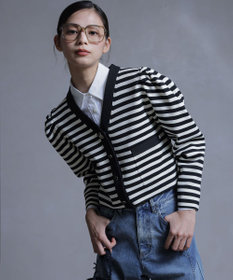 組曲 S 【組曲×setsuko sagittaire】kinakoスポンディッシュ ニットジャケット