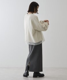 AMERICAN HOLIC オーガンジーレイヤードスウェット