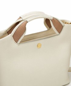 TOPKAPI 【TREASURE TOPKAPI】ソフトシュリンク テープハンドル ショルダー付きミニ トート バッグ