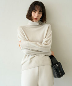 UNFILO カシミヤビスコース ニットタートル