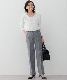 23区 【洗える】ドビードットシフォン ブラウス