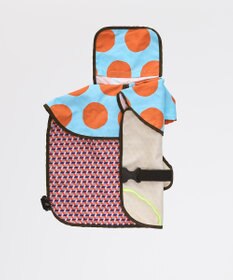 COQ DOTS CROSS ドッグポンチョ レインコート