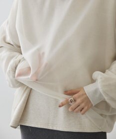 AMERICAN HOLIC オーガンジーレイヤードスウェット