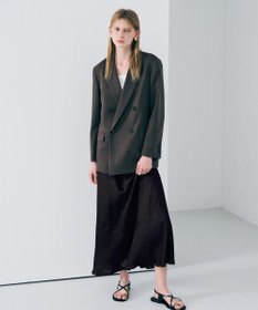 uncrave ライトダブルサテン バイアススカート