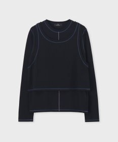 Paul Smith レイヤード シアー カットソー