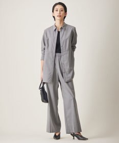 ICB 【洗える】 TWブロード ワイドストレートパンツ