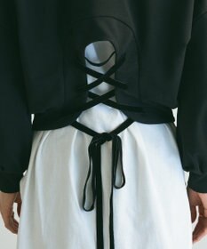 Green Parks ａ．バックレースアップスウェット