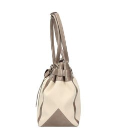 INTER-CHAUSSURES 【CHRISTIAN VILLA】レザーハンドルキャンバストート