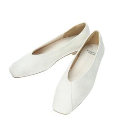 AMERICAN HOLIC 【整履き】切り替えスクエアフラットパンプス