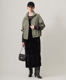 ICB L 【洗える】 シアーベルベット キャミソールワンピース