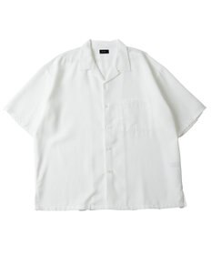 WEGO 【速乾/シワになりにくい】ドライポリオープンカラーシャツ(S)