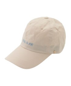 MOONBAT PAUL&JOE ACCESSOIRES(ポール&ジョー）ロゴ入り 深キャップ 帽子 ネコチャーム付 UVカット