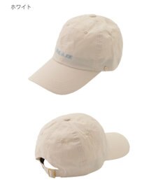 MOONBAT PAUL&JOE ACCESSOIRES(ポール&ジョー）ロゴ入り 深キャップ 帽子 ネコチャーム付 UVカット