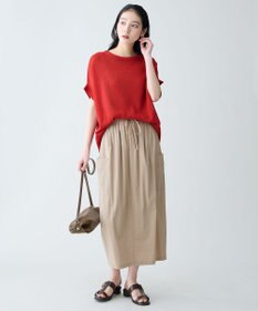 ANY ラミータッチオーバーニット