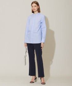 ICB 【洗える】TaPeダブルクロス セミフレアパンツ