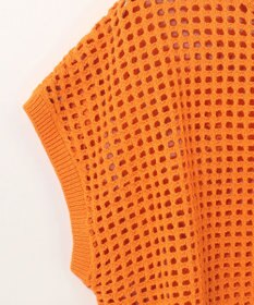 GRACE CONTINENTAL メッシュルーズニットトップ