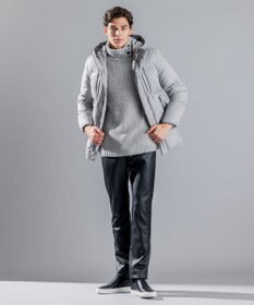 JOSEPH HOMME エクストラファインブークレ　タートルネックニット