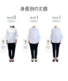 #Newans 【洗濯機可能/シワになりにくい】リボンカフスブラウス