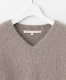自由区 フォックスカシミヤ Vネックニット
