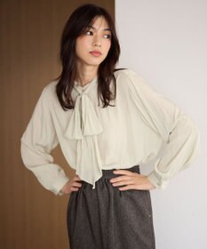 ANY 【洗濯機可】２ＷＡＹボウタイブラウス