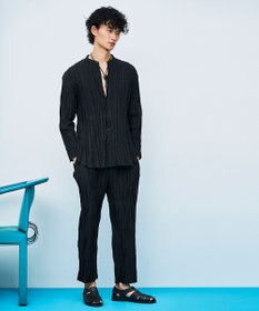 JOSEPH HOMME 【HIGH GRADE LINE】マックスプリーツワッシャー　ドロスト付ワイドパンツ / WAVE