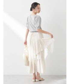 earth music&ecology アーガイルスカシパールニットプルオーバー