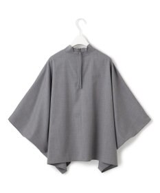 ICB 【洗える】Ｔ/Ｗブロード ハイネックブラウス