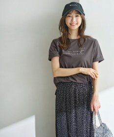 ANY SIS L ロゴ刺繍 Tシャツ