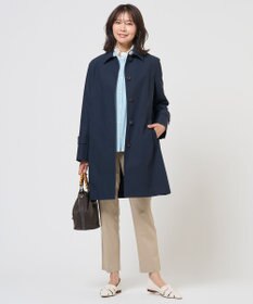 J.PRESS LADIES 【WEB限定カラーあり】セルロースリネンストレッチ テーパード パンツ