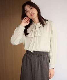 ANY 【洗濯機可】２ＷＡＹボウタイブラウス