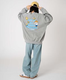 WEGO 【裏起毛/ユニセックス着用ITEM/SMLサイズ展開】アソートグラフィックプルオーバー（4）