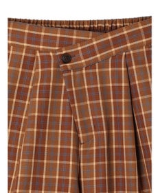 Green Parks ・ＥＬＥＮＣＡＲＥ　ＤＵＥ　チェックワイドパンツ