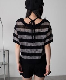 WEGO オフショルメッシュニット（S）