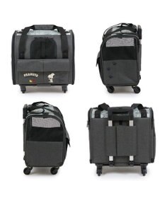 PET PARADISE スヌーピー キャスター付き折り畳みキャリー 小型犬