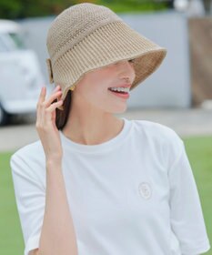 Tiaclasse リボンニットバケットハット