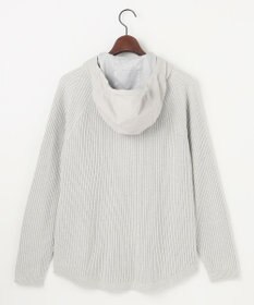 JOSEPH ABBOUD MOUNTAIN 【日本素材・ストレッチ】コットンムリネ アウトドア ニット パーカー