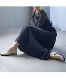 MODE ET JACOMO <D'ICI>Vカットフラットシューズ